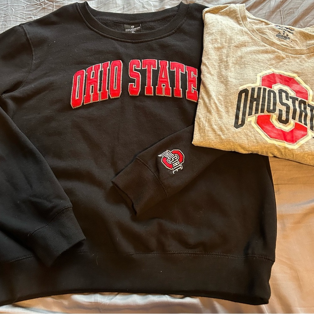Ohio State Sweatshirt and T-Shirt Set